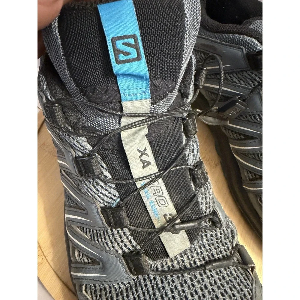 Salomon XA Pro 3D Men's Size 12 Blue Gray Trail Running Hiking Shoes Sneakers
